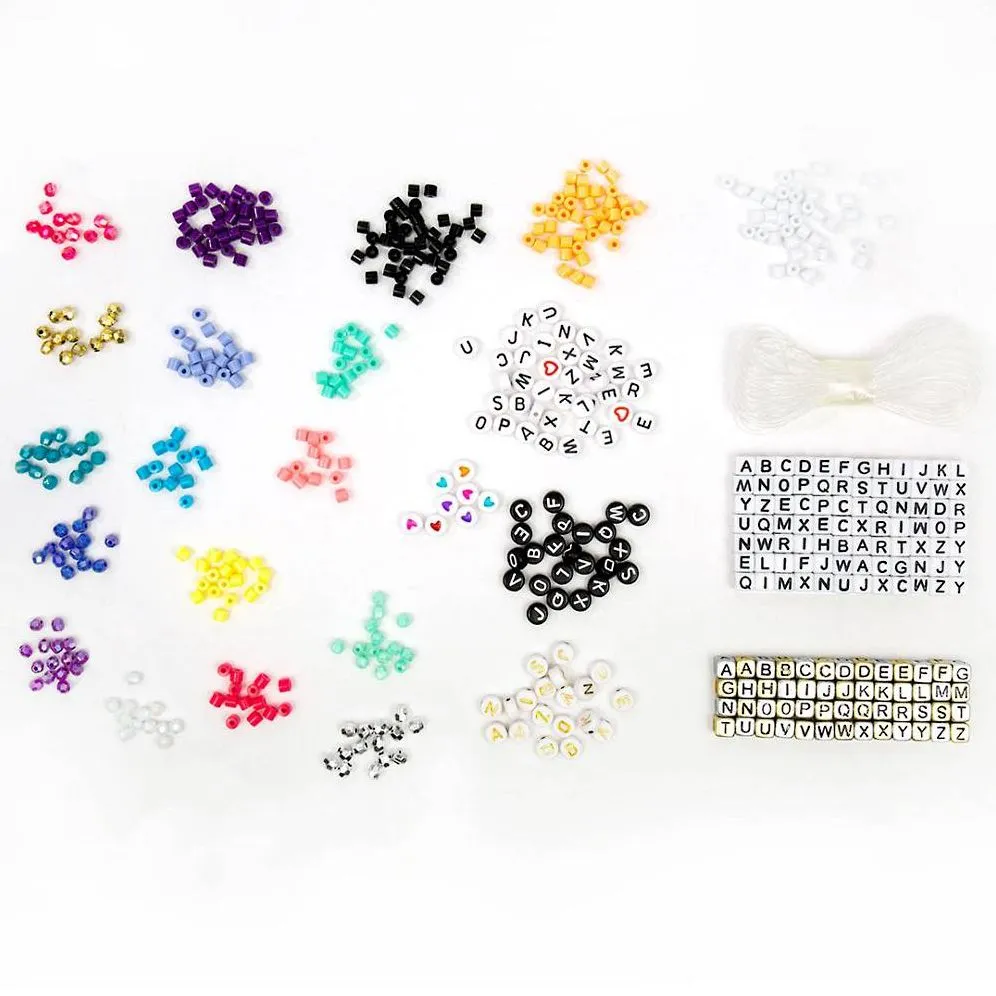 DIY Alphabet Jewelry Set