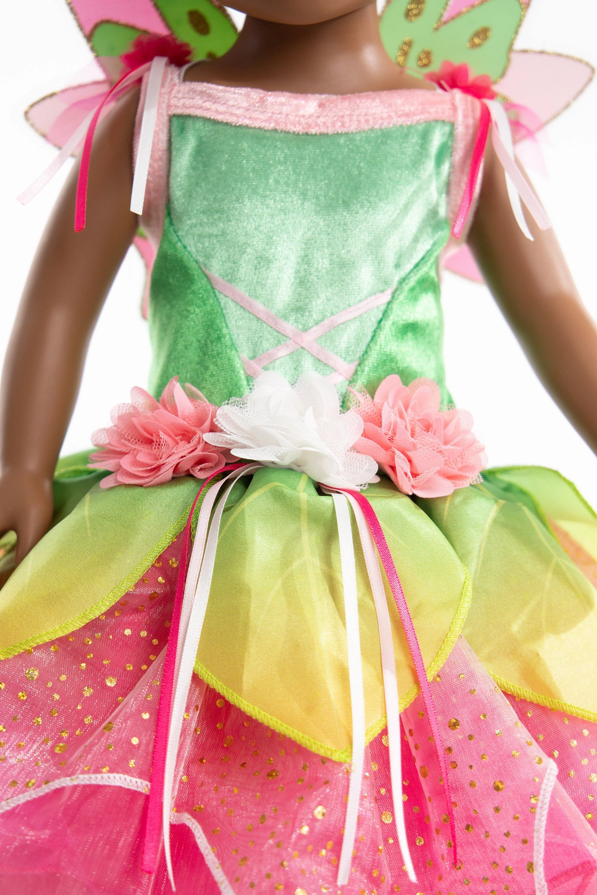 Doll Dress Springtime Fairy with Wings