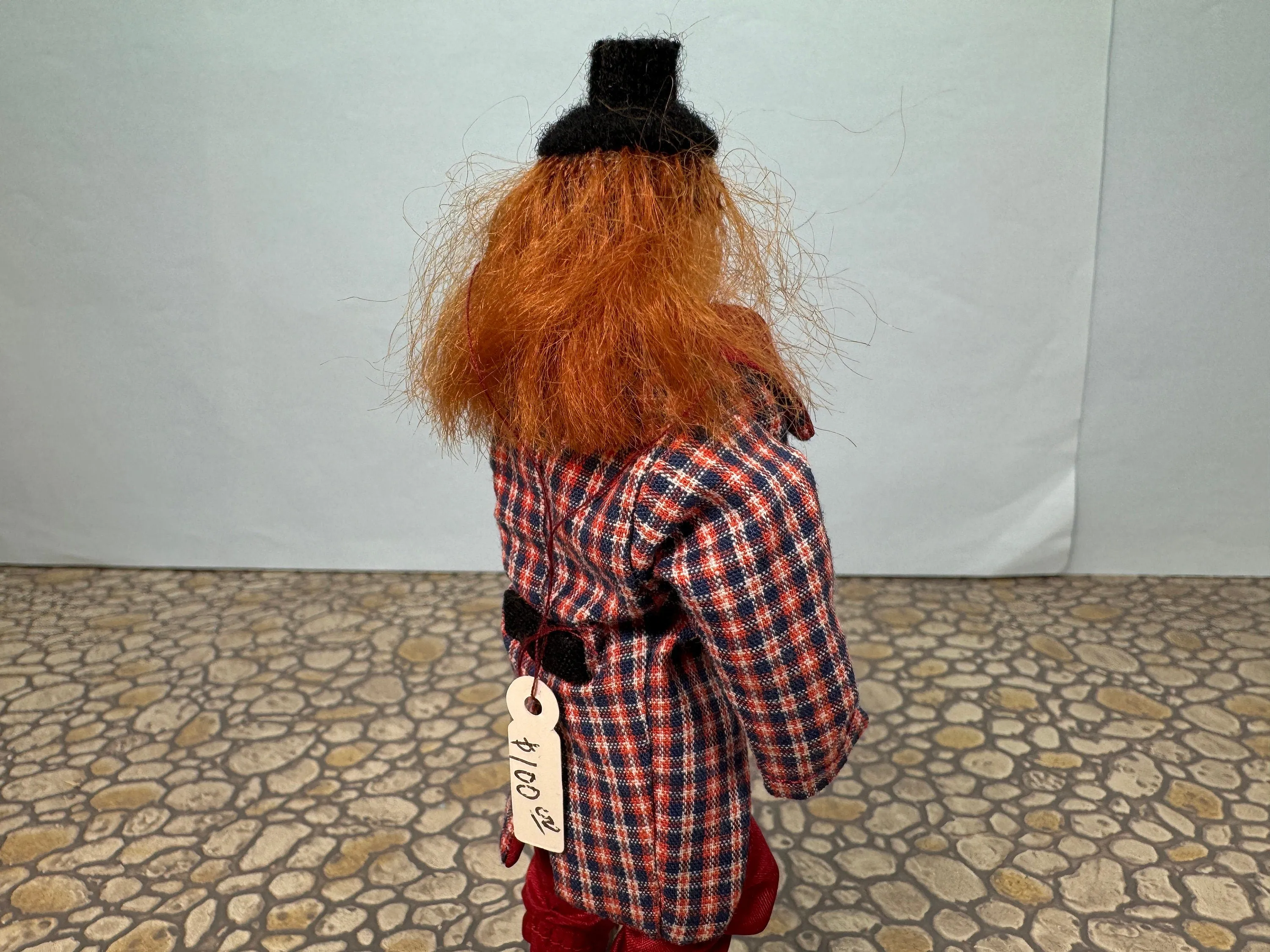 Dollhouse Miniature ~ Vintage Heidi Ott Handmade In Switzerland Hand Painted Clown