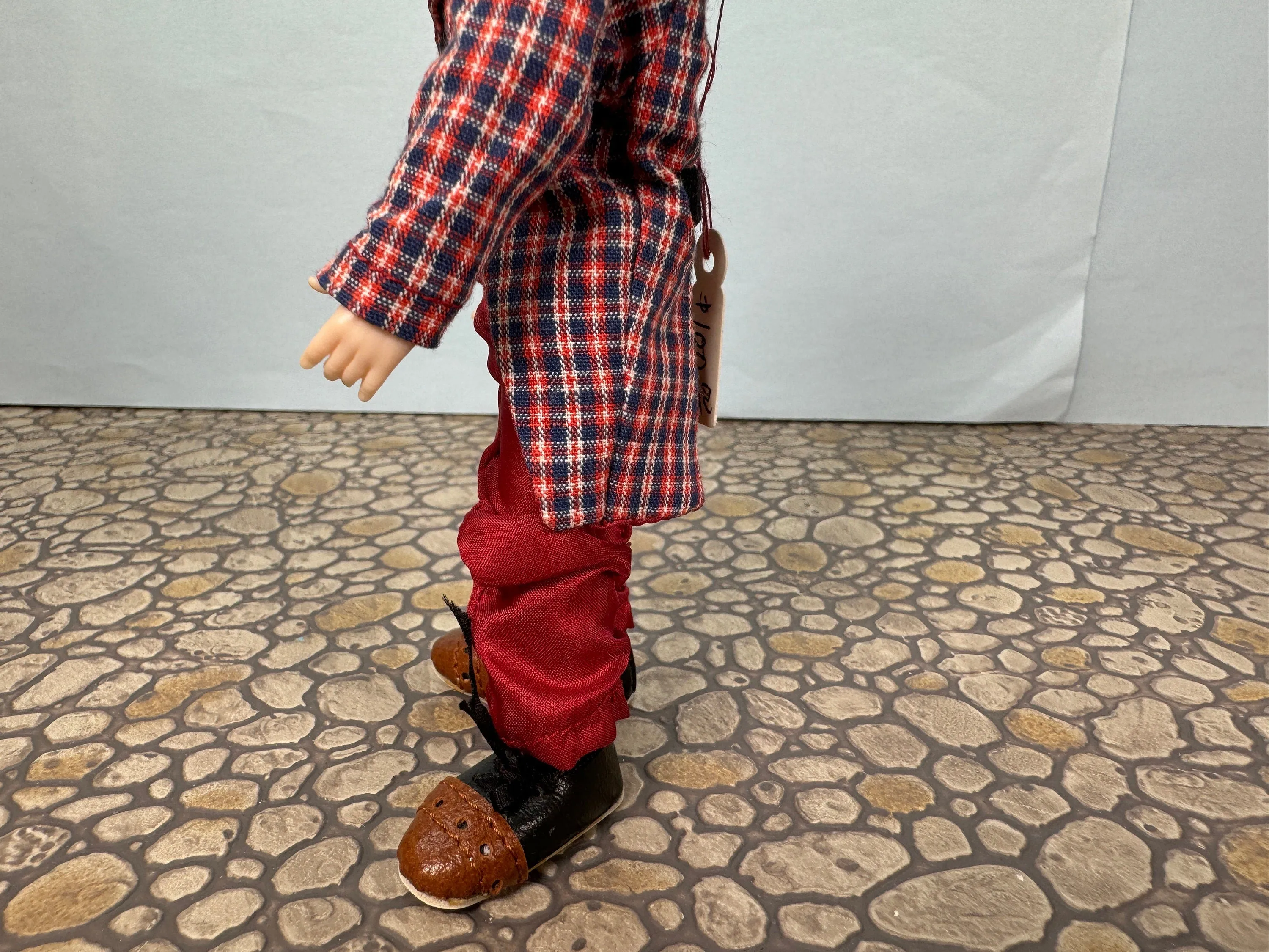 Dollhouse Miniature ~ Vintage Heidi Ott Handmade In Switzerland Hand Painted Clown