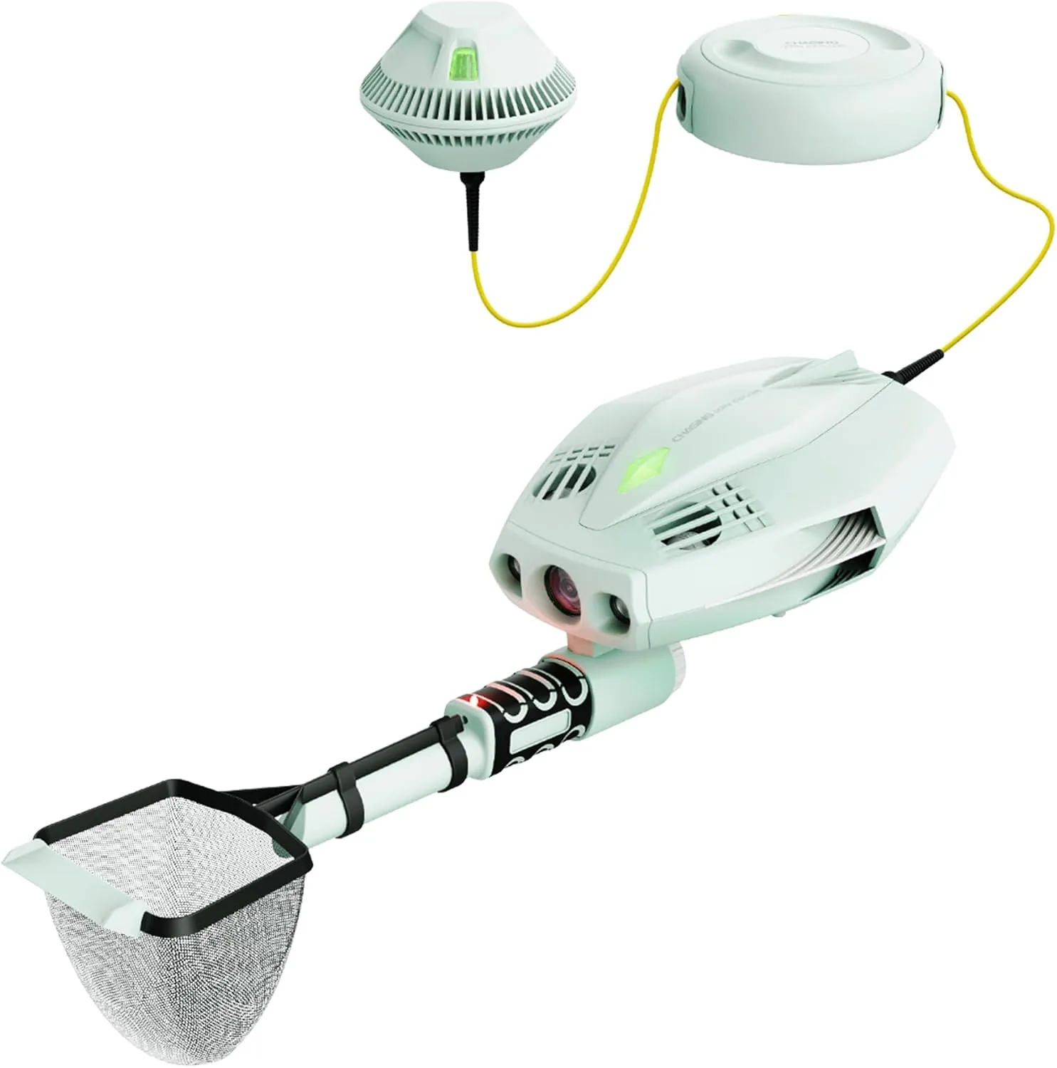 DORY EXPLORE treasure-hunting photography and videography underwater drone, metal detector & net bag, Bluetooth RC, uncovers the secrets of the ocean and experience underwater Adventure (Mint Green)