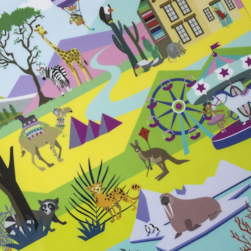Double-Sided Animal ABC Playmat