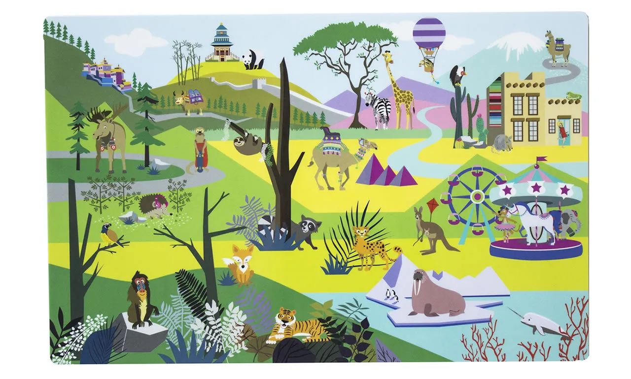 Double-Sided Animal ABC Playmat