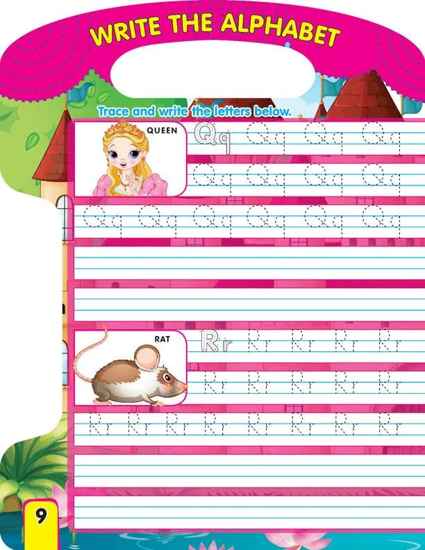 Dreamland Write and Wipe Book - Alphabets - An Early Learning Book For Kids (English)