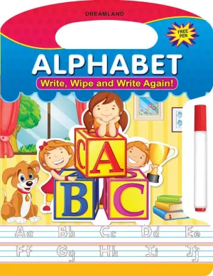 Dreamland Write and Wipe Book - Alphabets - An Early Learning Book For Kids (English)