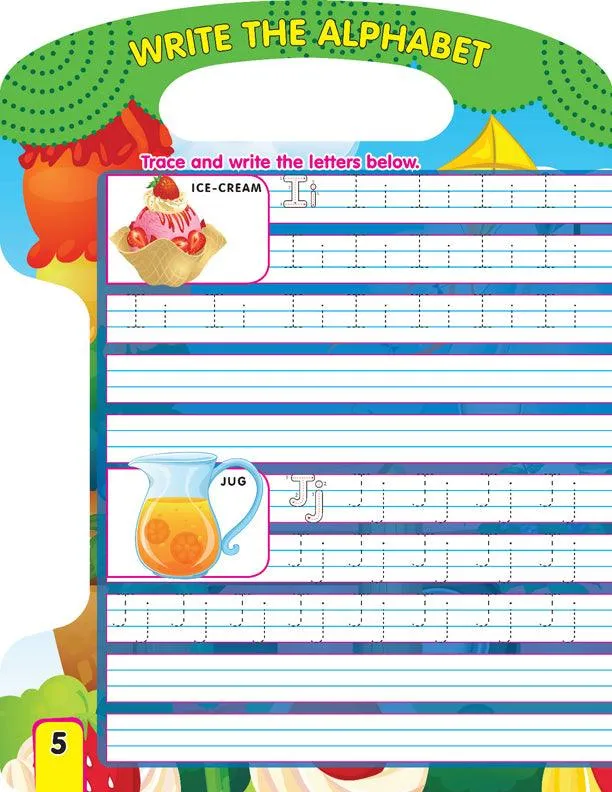 Dreamland Write and Wipe Book - Alphabets - An Early Learning Book For Kids (English)
