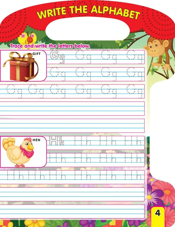 Dreamland Write and Wipe Book - Alphabets - An Early Learning Book For Kids (English)