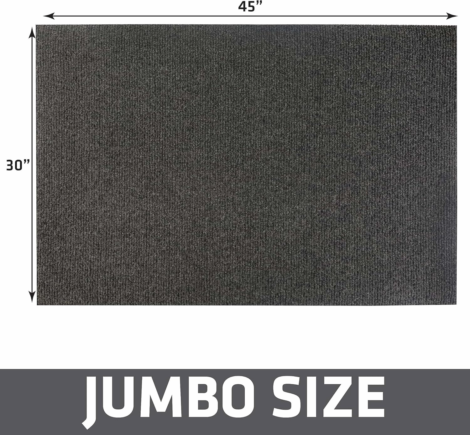 Drymate Premium Dog Crate Mat Liner, Absorbent, Waterproof, Non-Slip, Washable Puppy Pee Pad for Kennel Training - Use Under Pet Cage to Protect Floors, Cut to Fit Design (USA Made) (Dgrey)(30”x45”)