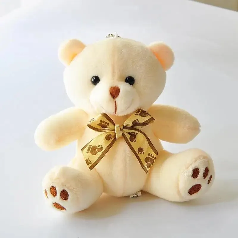 Durable Teddy Bears Stuffed Toys Small Plush Dolls Animal Soft Fluffy Baby Pendant Gift Kids Picnic/Wedding Favor/Baby Shower