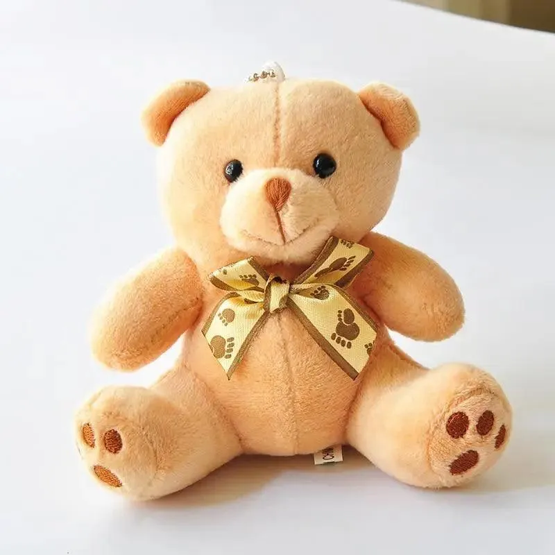 Durable Teddy Bears Stuffed Toys Small Plush Dolls Animal Soft Fluffy Baby Pendant Gift Kids Picnic/Wedding Favor/Baby Shower