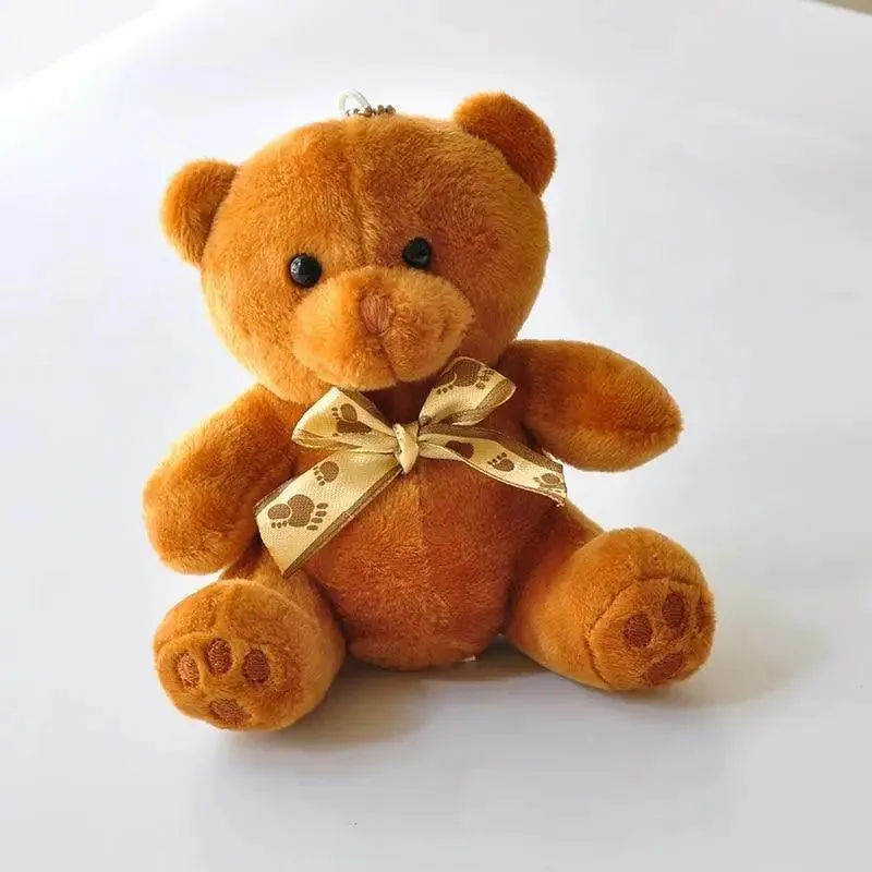 Durable Teddy Bears Stuffed Toys Small Plush Dolls Animal Soft Fluffy Baby Pendant Gift Kids Picnic/Wedding Favor/Baby Shower