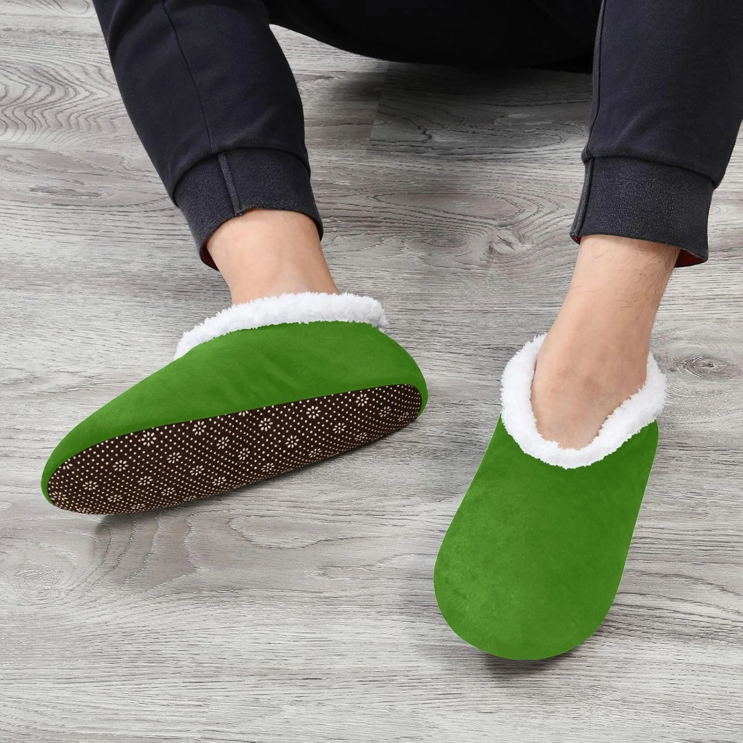 Dussdil Home Winter Slippers Spa Travel House Slipper Soft Memory Foam Slipper Non Slip for Hotel Bedroom Shoes Slippers