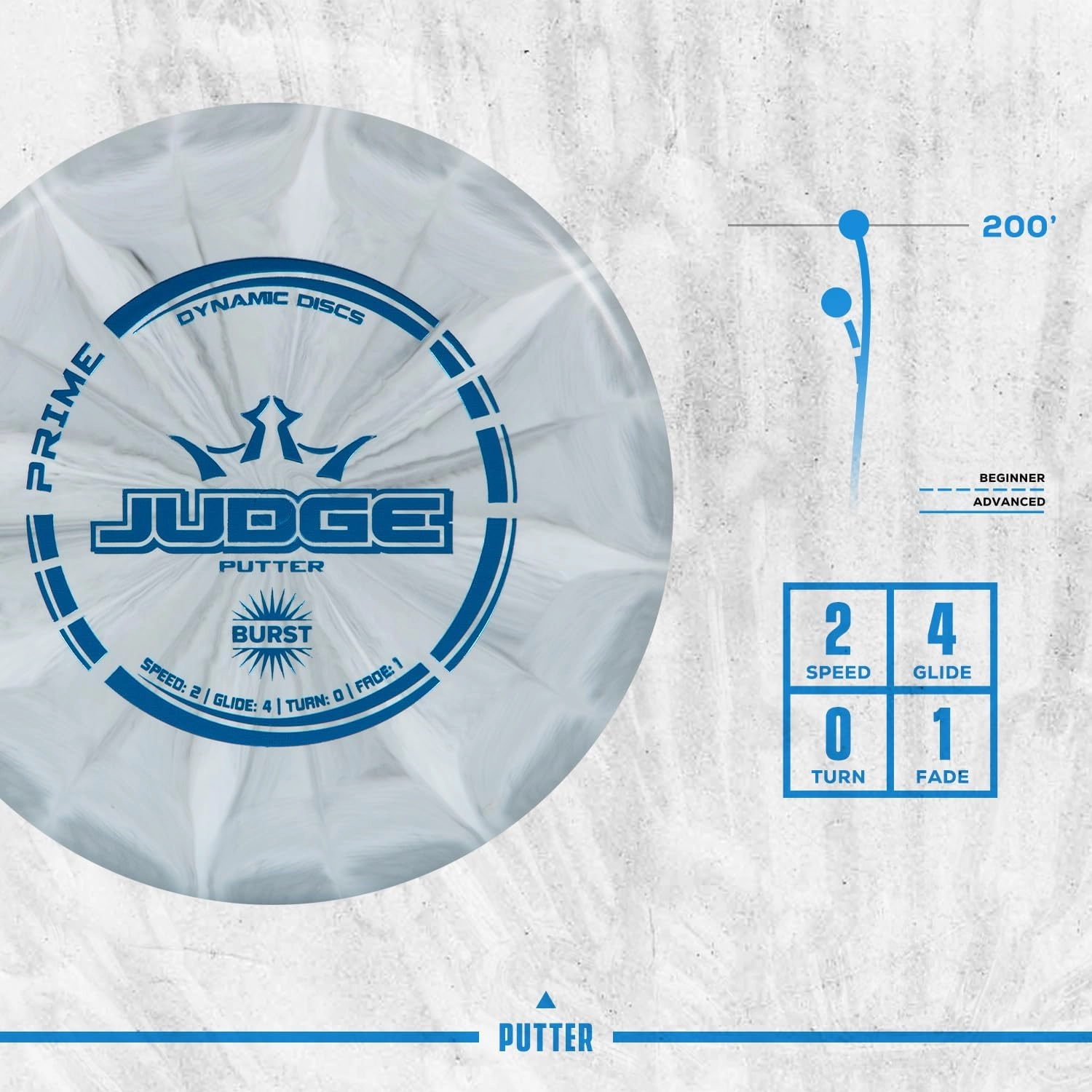 Dynamic Discs Prime Burst 6 Disc Golf Set | Includes Putter, 2X Midrange, 2X Fairway & Driver   Mini Marker | Disc Golf Accessories for Beginners | 170-176g | Beginner Pack for Amateurs