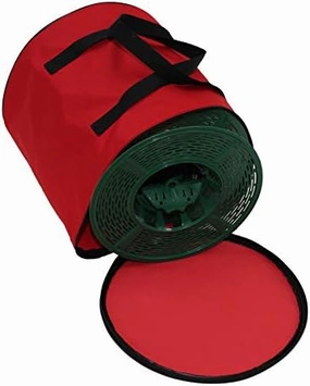 Dyno 9016799 All Purpose Light Set Nylon Storage Reel Bag44; Red - Case of 44