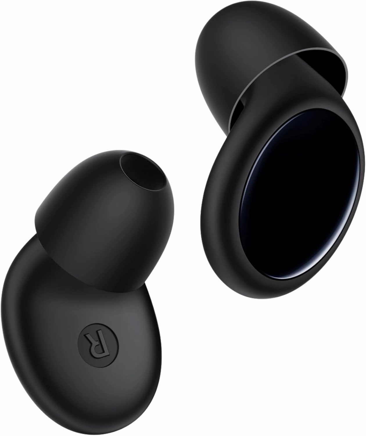 Ear Plugs for Sleeping Noise Cancelling, 45dB Ear Plugs for Noise Reduction, Soft Earplugs for Sleep, Concert, Work, Snoring Silicone Hearing Protection Earplugs Reusable Ear Plug with 8 Tips Black