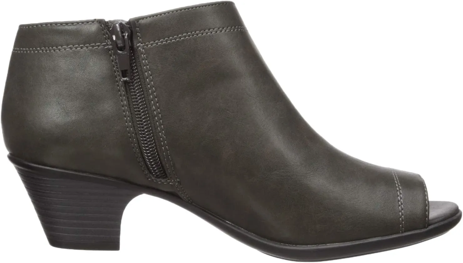 Easy Street Women's Voyage Open Toe Bootie with Mini Studs Ankle Boot