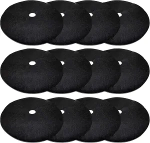 EBaokuup 12 Pack 20.5 Inch Non-Woven Tree Mulch Ring - Degradable Tree Protector Mat, Reusable Tree Weed Barrier Mat for Weed Control Root Protection