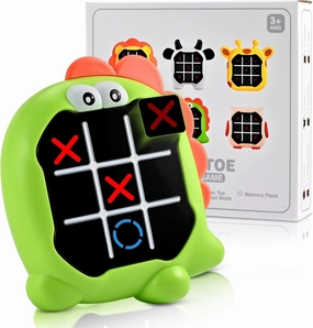 Electronic Tic Tac Toe Bolt Game, 3-in-1 My Mytactoe Digital Tic Tac Toe Game, Travel Board Fidgets Games for Kids 4 8 12, Brain Memory Games for Kids, Birthday Toy for Girl Boy