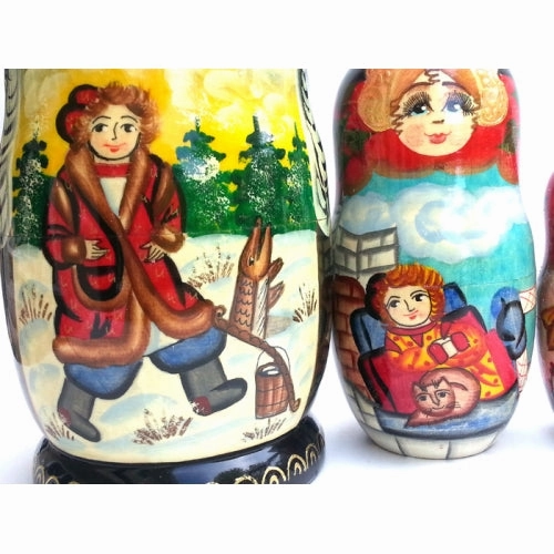 Emilyan and The Talking Fish Fairy Tale. Winter Village