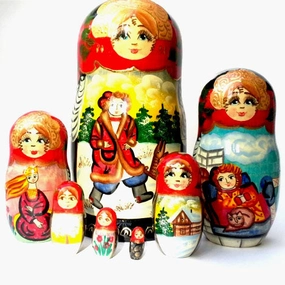 Emilyan and The Talking Fish Fairy Tale. Winter Village