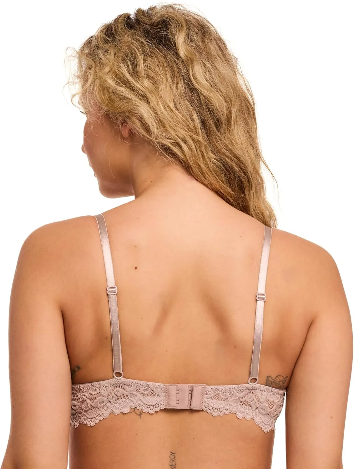 Emma Underwire Lace Bra, Unpadded Sheer Lingerie for Women, Perfect Everyday Balconette Demi Bra