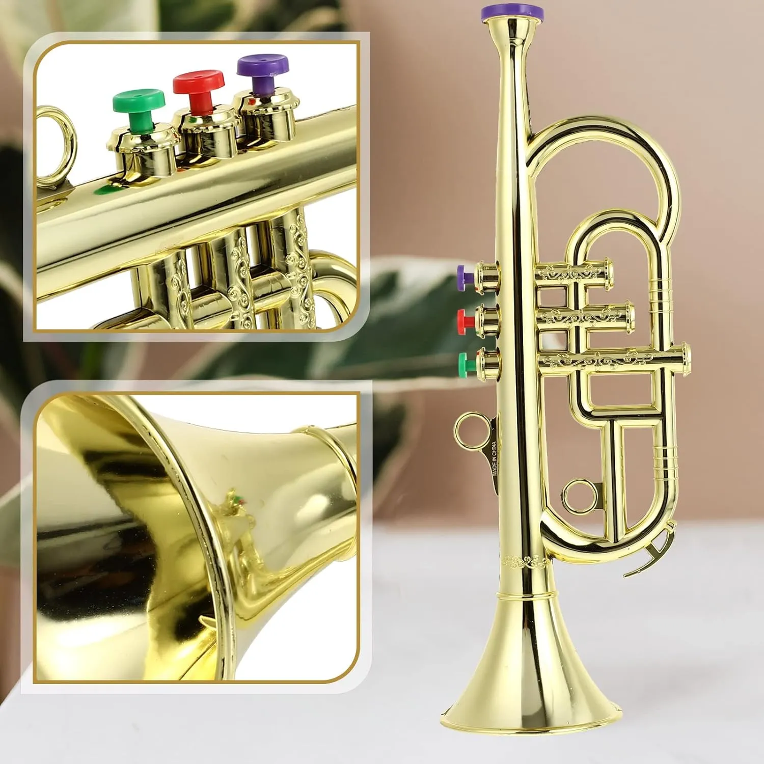 ERINGOGO 1pc Saxophone Model Kazoo Saxophone Sax Model Saxaboom French Horn Clarinet Kids Musical Playthings Tuba Childrens Toys Kid Toy Kids' Toy Trumpet Small Piano Toddler Electroplating