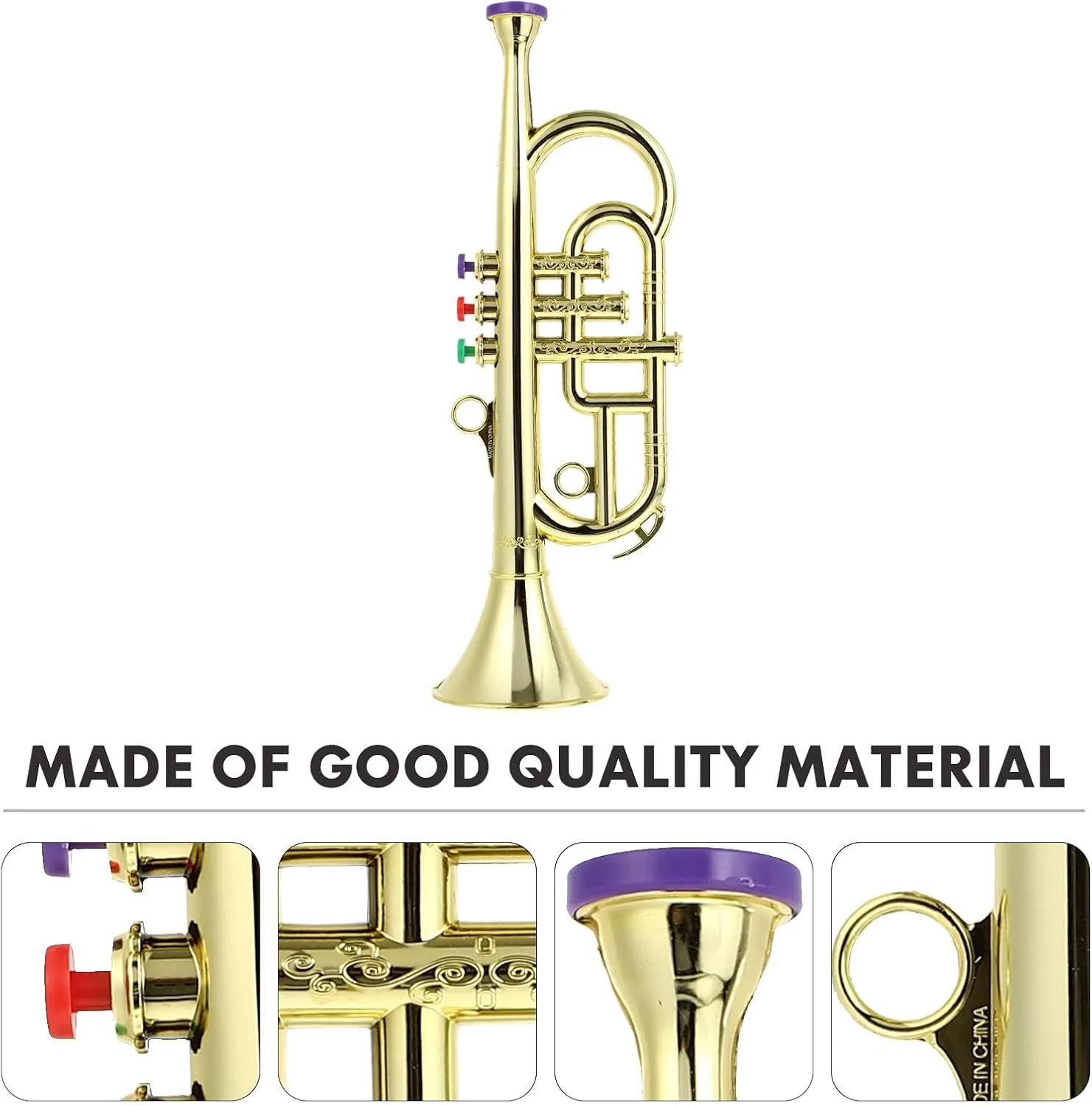 ERINGOGO 1pc Saxophone Model Kazoo Saxophone Sax Model Saxaboom French Horn Clarinet Kids Musical Playthings Tuba Childrens Toys Kid Toy Kids' Toy Trumpet Small Piano Toddler Electroplating