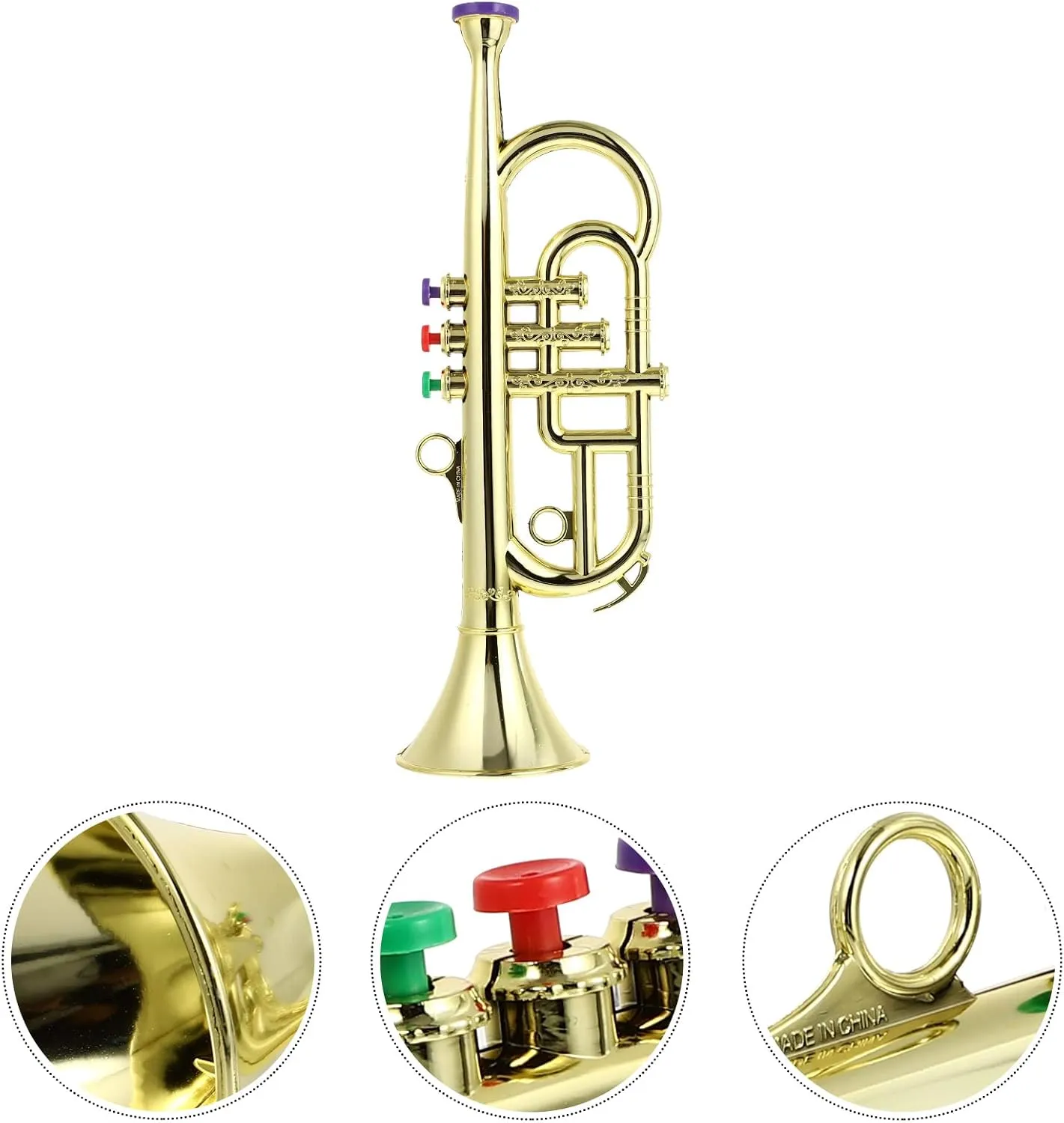 ERINGOGO 1pc Saxophone Model Kazoo Saxophone Sax Model Saxaboom French Horn Clarinet Kids Musical Playthings Tuba Childrens Toys Kid Toy Kids' Toy Trumpet Small Piano Toddler Electroplating