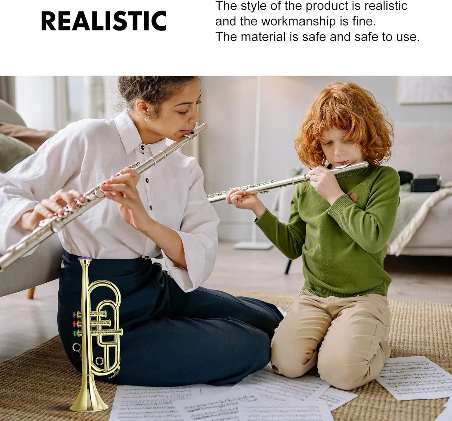 ERINGOGO 1pc Saxophone Model Kazoo Saxophone Sax Model Saxaboom French Horn Clarinet Kids Musical Playthings Tuba Childrens Toys Kid Toy Kids' Toy Trumpet Small Piano Toddler Electroplating
