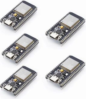 ESP32 Development Board AYWHP 5 Pcs ESP32 ESP-WROOM-32 Module with CP2012 Chip WiFi Bluetooth Dual Core Support STA/AP/STA AP Type-C Interface 38 PINS Soldered Version Compatible with Arduino