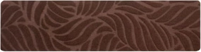ESUPPORT Non-Slip Stair Treads Carpet Mat Rug 8 * 30" Leaf Pattern Indoor Stair Runners for Wooden Steps Kids Dogs Elders Pet with Reusable Adhesive Pack of 5