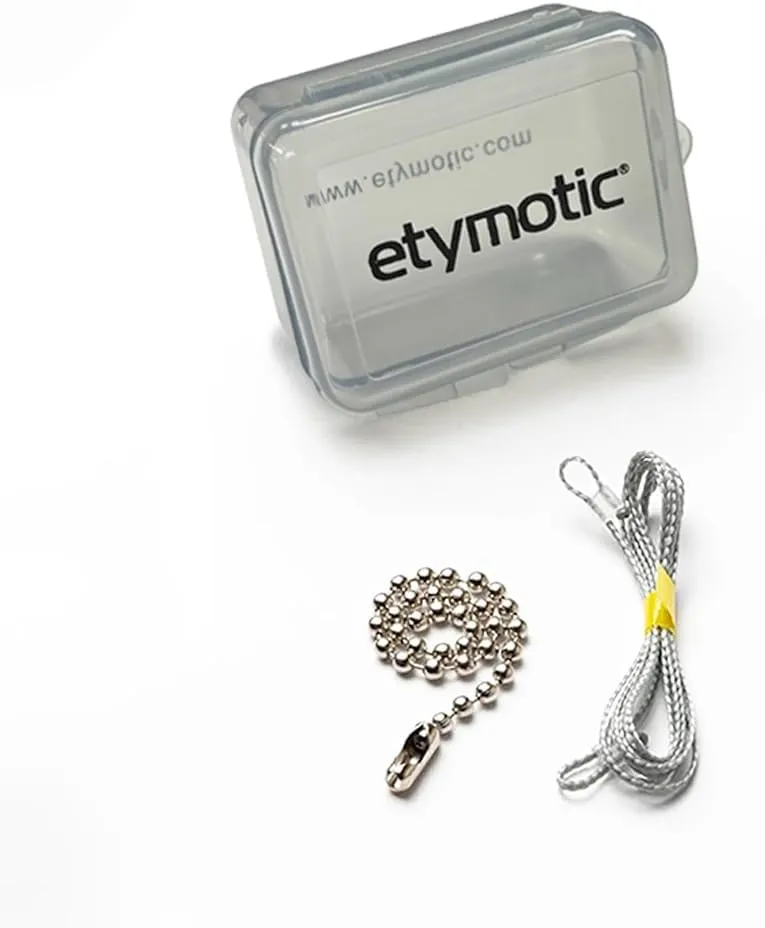 Etymotic Research ER20XS High-Fidelity Earplugs (Concerts, Musicians, Airplanes, Motorcycles, Sensitivity and Universal Hearing Protection) - Standard, Clear Stem/Frost Tips (4 Piece Set)