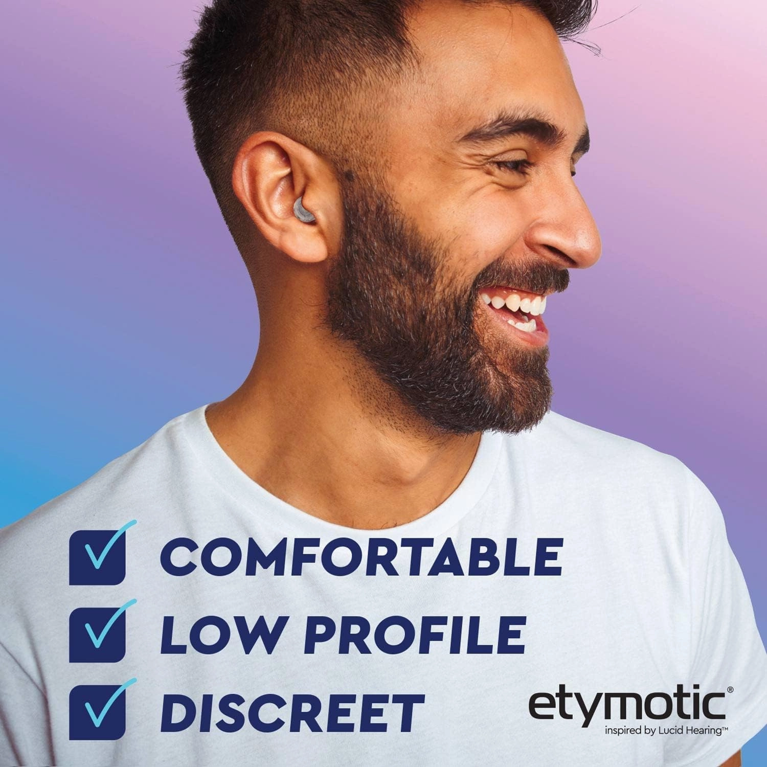 Etymotic High-Fidelity Earplugs, ER20XS Standard Fit, Polybag Package, 1 pair