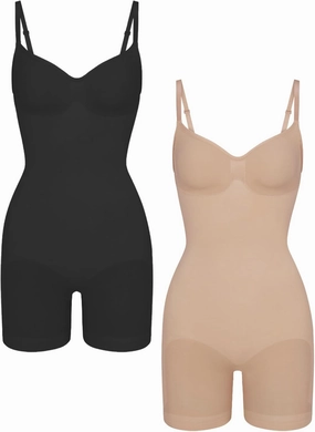 EUYZOU Shapewear Bodysuit for Women Tummy Control Seamless Sculpting Body Shaper Top