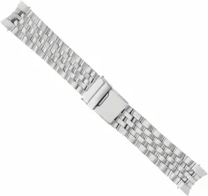 Ewatchparts 22mm Watch Band Compatible With Breitling Crosswind Colt Bentley 5 Link Shiny Center
