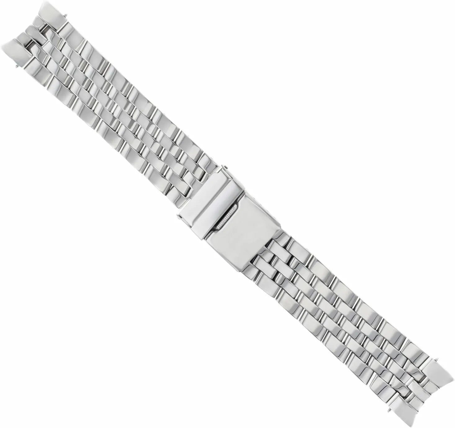 Ewatchparts 22mm Watch Band Compatible With Breitling Crosswind Colt Bentley 5 Link Shiny Center