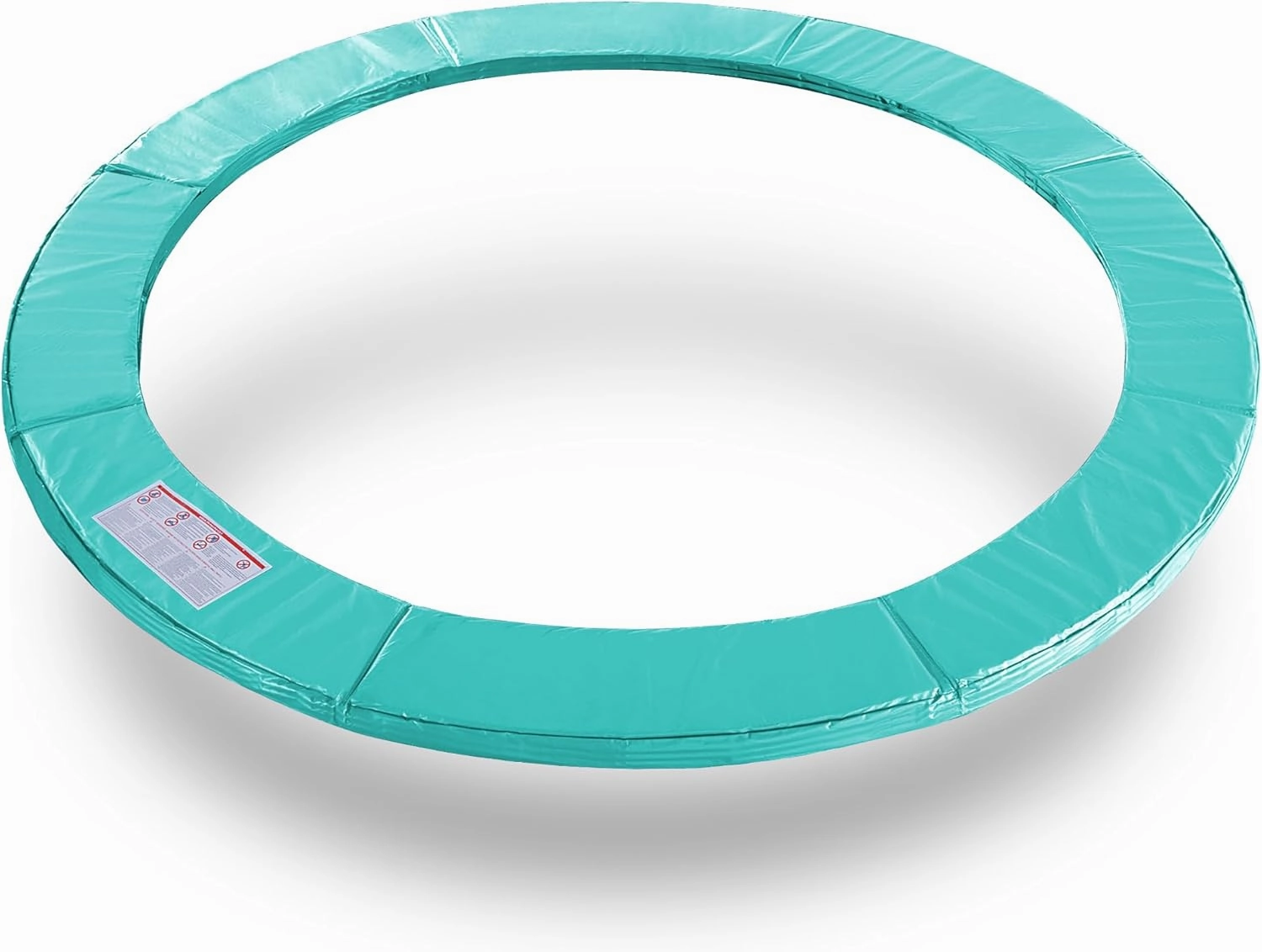Exacme Upgraded Double-Sided Trampoline Pad 8 10 12 14 15 16ft, Replacement Safety Spring Cover Round, Waterproof Tear-Resistant, No Hole for Pole