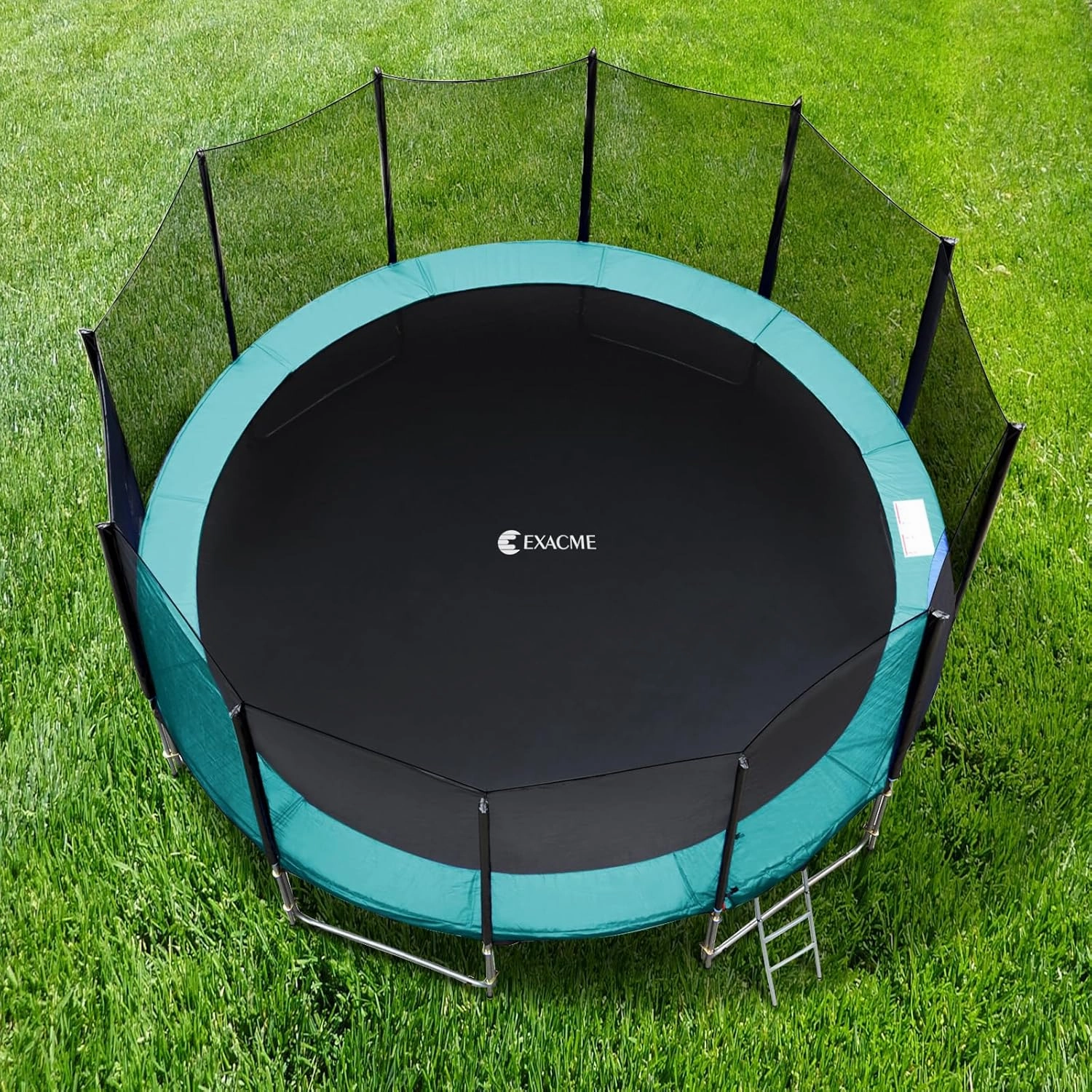 Exacme Upgraded Double-Sided Trampoline Pad 8 10 12 14 15 16ft, Replacement Safety Spring Cover Round, Waterproof Tear-Resistant, No Hole for Pole