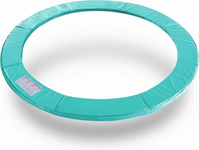 Exacme Upgraded Double-Sided Trampoline Pad 8 10 12 14 15 16ft, Replacement Safety Spring Cover Round, Waterproof Tear-Resistant, No Hole for Pole