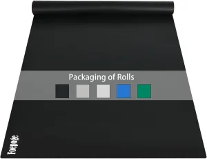Extra Large Silicone Mat for Resin 36.2" x 24", 2MM Thick Silicone Craft Mat for Table, Multifunction Silicon Matt for Kitchen Countertop Protector Heat Resistant Placemat by Foepoge(Black)