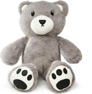 Extra Soft & Fluffy Teddy Bear Plush – Huggable Gray Cute Stuffed Animal, for Kids, Gifts, Companionship, Valentine’s Day and Adults