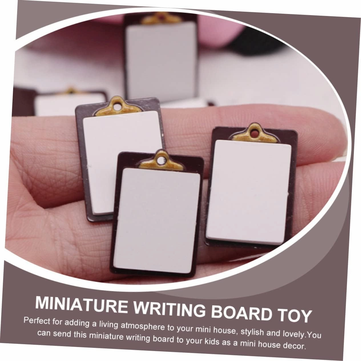 FAVOMOTO 5sets Mini House Decorative Writing Boards Tiny Adornments for DIY Dollhouses Fun Childrens for Creative Miniature Projects Enhance Your Home Decor with Cute Accessories 4pcs*5