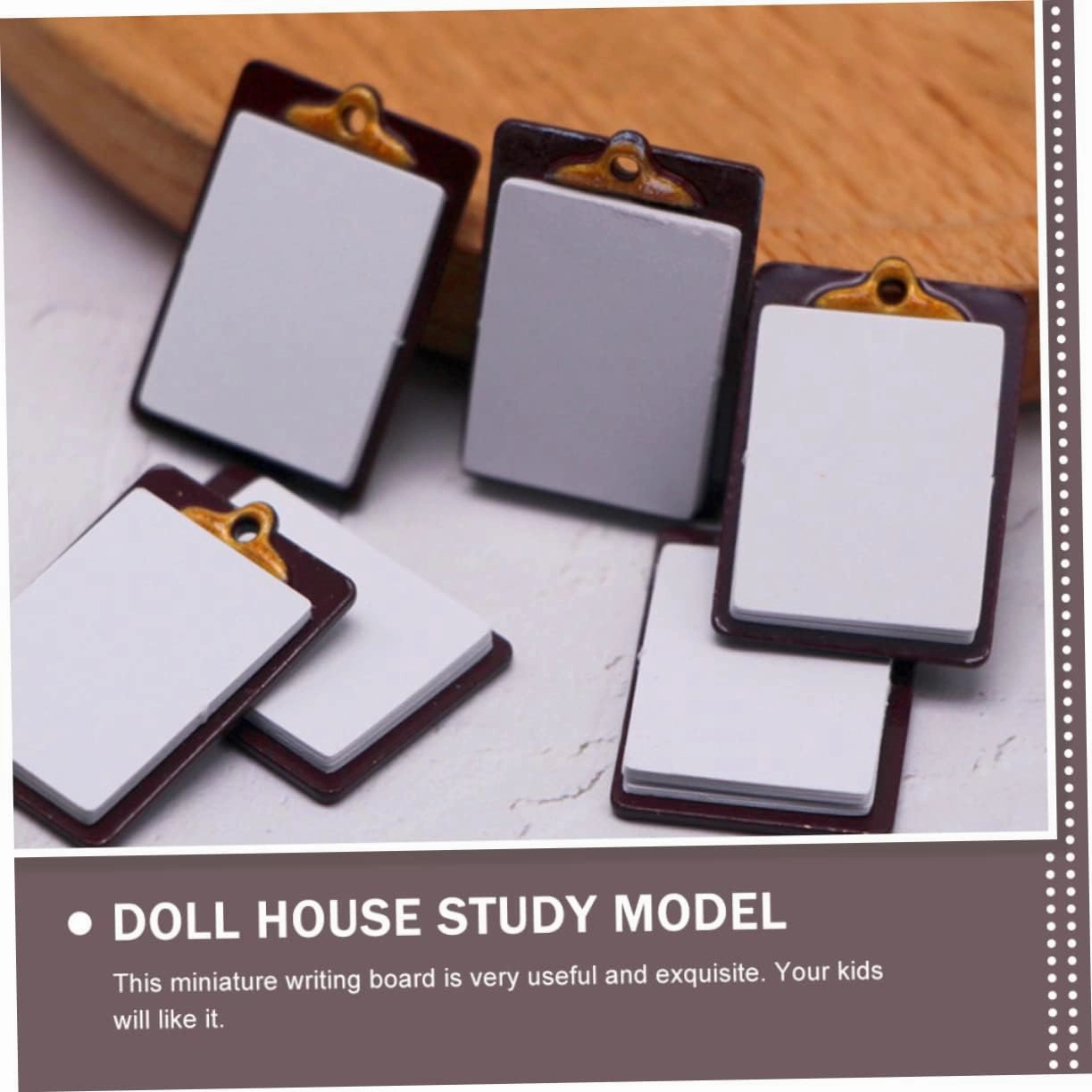 FAVOMOTO 5sets Mini House Decorative Writing Boards Tiny Adornments for DIY Dollhouses Fun Childrens for Creative Miniature Projects Enhance Your Home Decor with Cute Accessories 4pcs*5