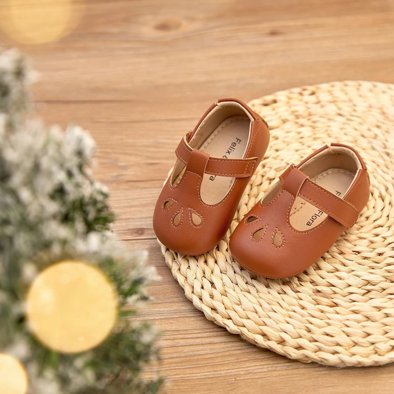 Felix & Flora Soft Sole Baby Shoes - Infant Baby Walking Shoes Moccasinss Rubber Sole Crib Shoes