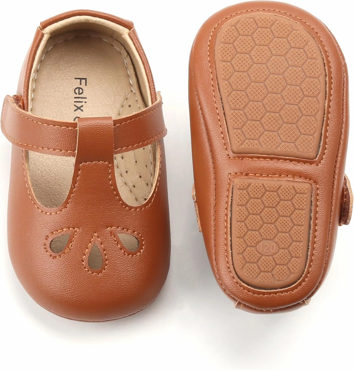 Felix & Flora Soft Sole Baby Shoes - Infant Baby Walking Shoes Moccasinss Rubber Sole Crib Shoes