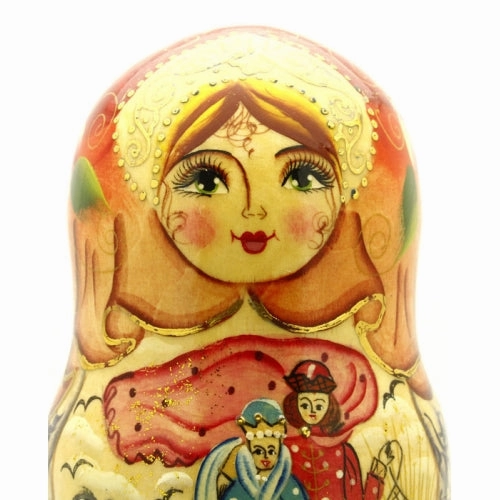 Firebird and Princess Vasilisa Nesting Doll Set
