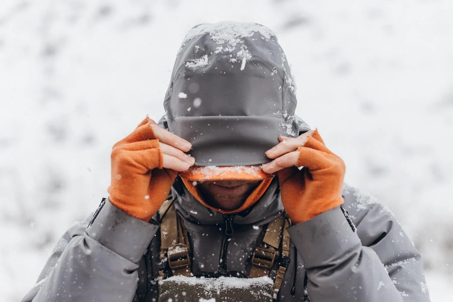 First Lite Talus Fingerless Merino Wool Glove - Lightweight Camo Hunting Gloves