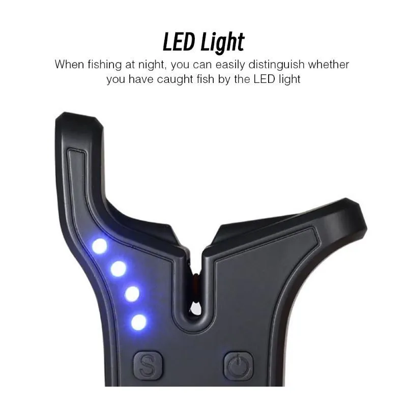 Fishing Bite Sound Alarm Indicator – LED Light