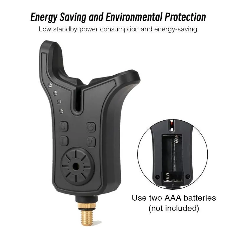 Fishing Bite Sound Alarm Indicator – LED Light