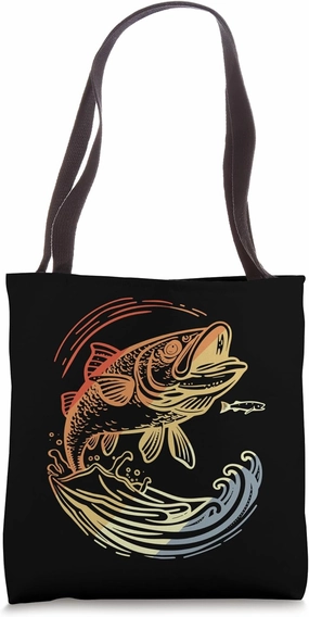 Fishing Comic Fishery Tote Bag